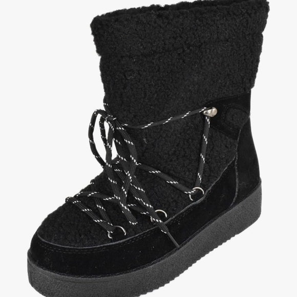 Black Rain Snow Winter boots - Picture 4 of 4
